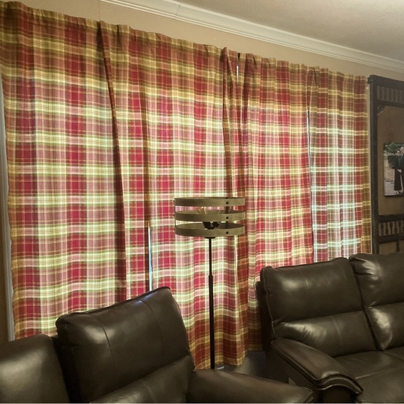 Other - Country style curtains! 4 panels! Approximately 39 inches wide & 81 inches long!